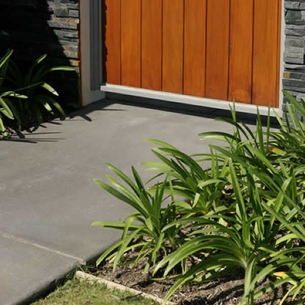 Colour through concrete